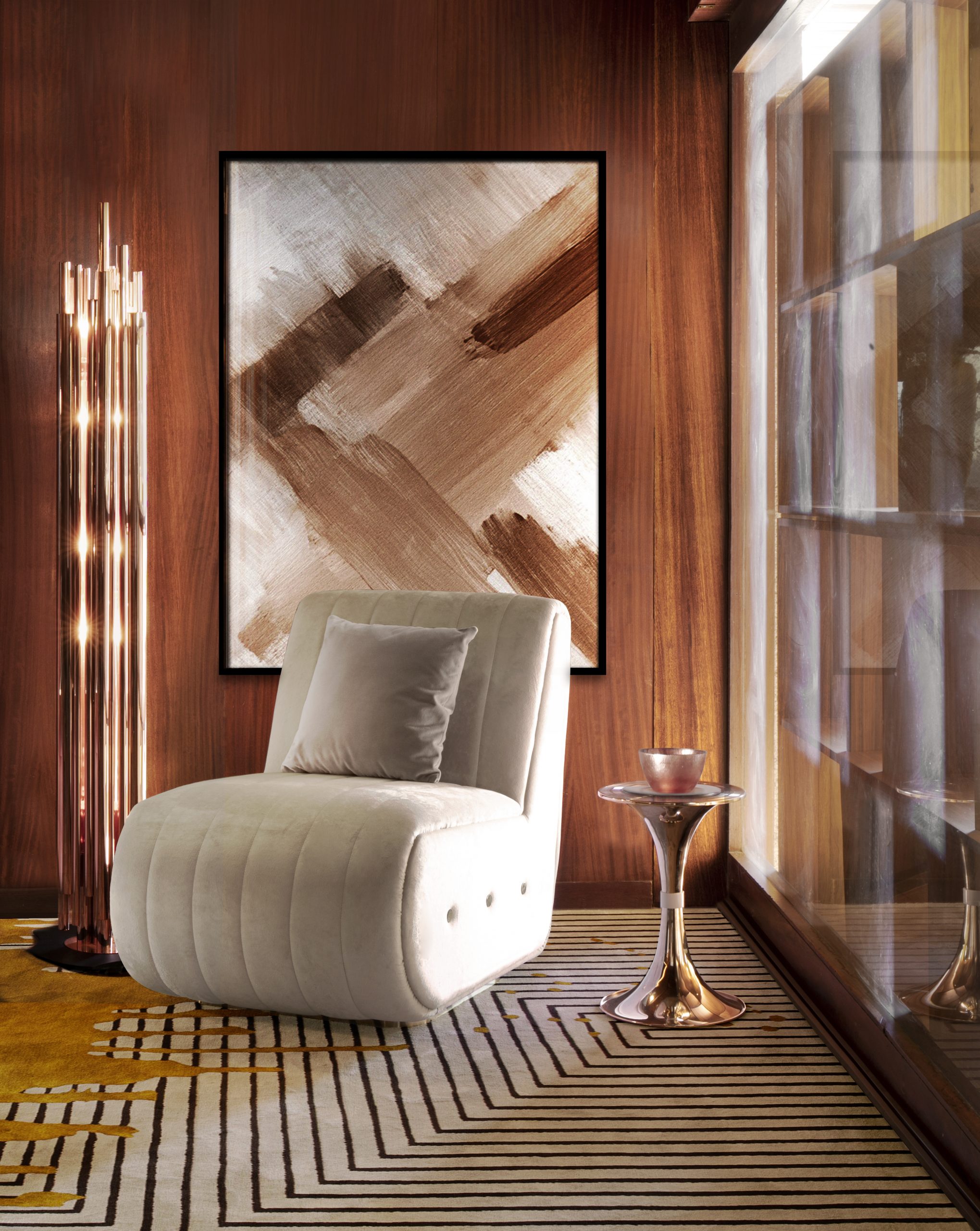 Stylish Library Designs For Mid-Century Modern Addicts