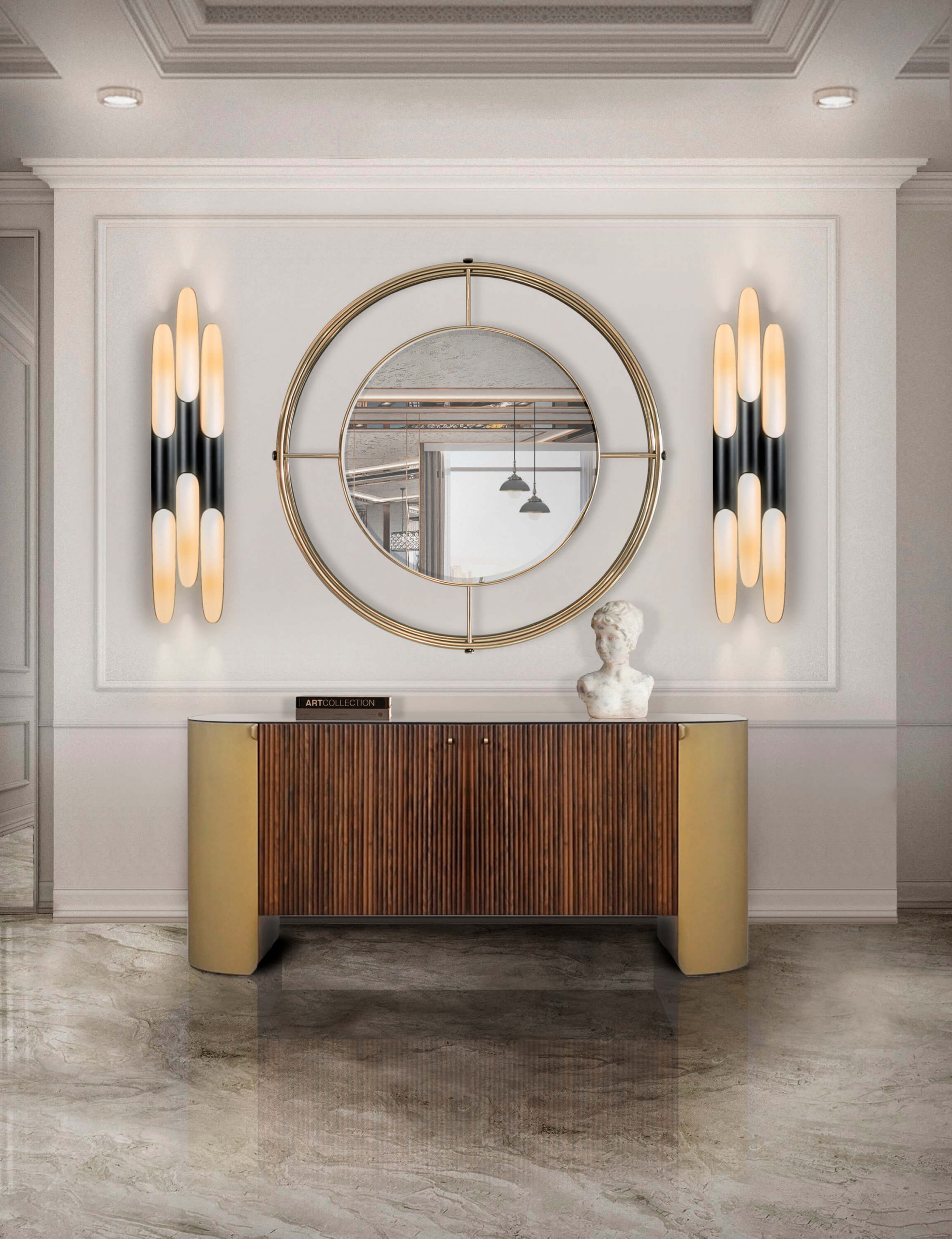 A BEAUTIFUL ENTRYWAY COMBINATION