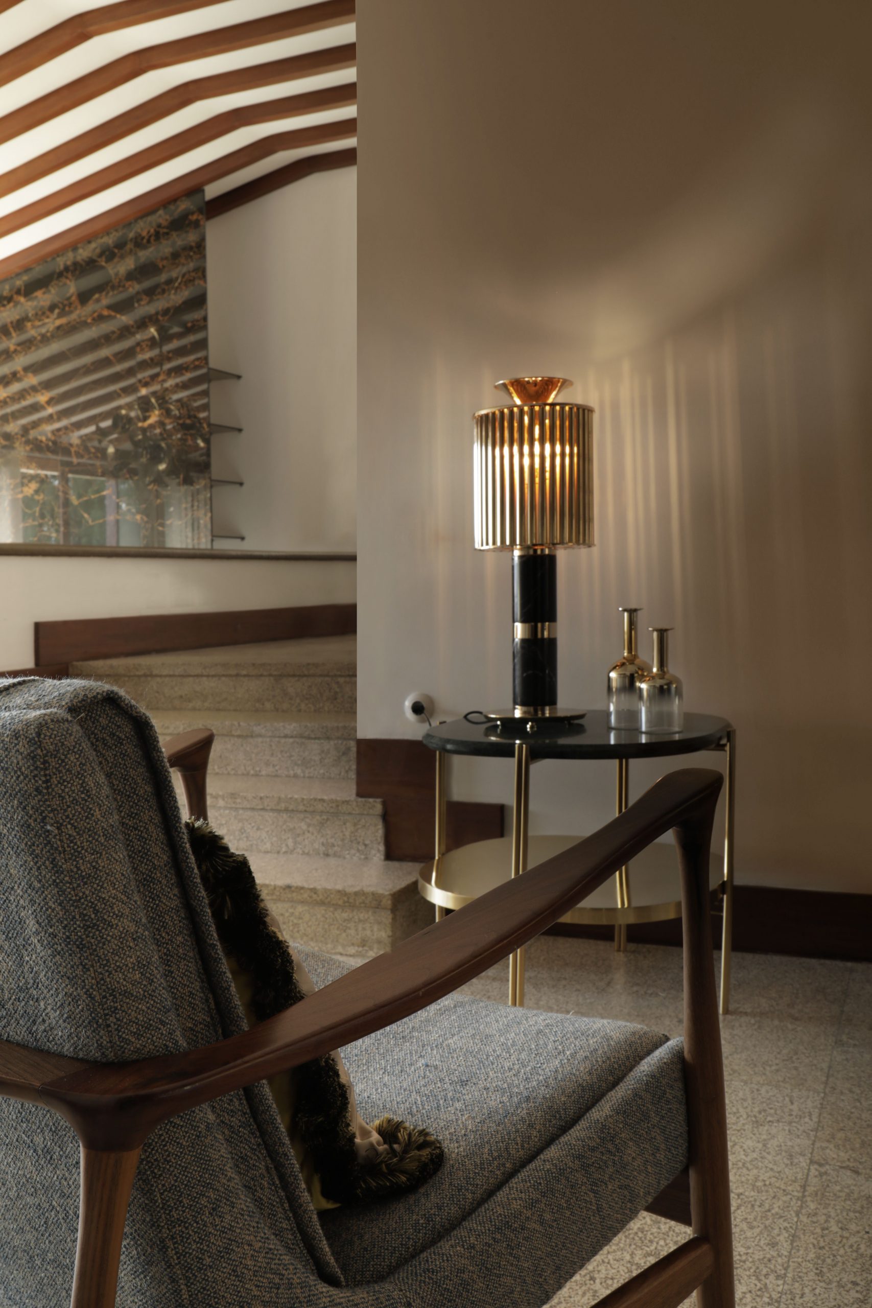 High-End Furniture Pieces For A Mid-Century Modern Hallway