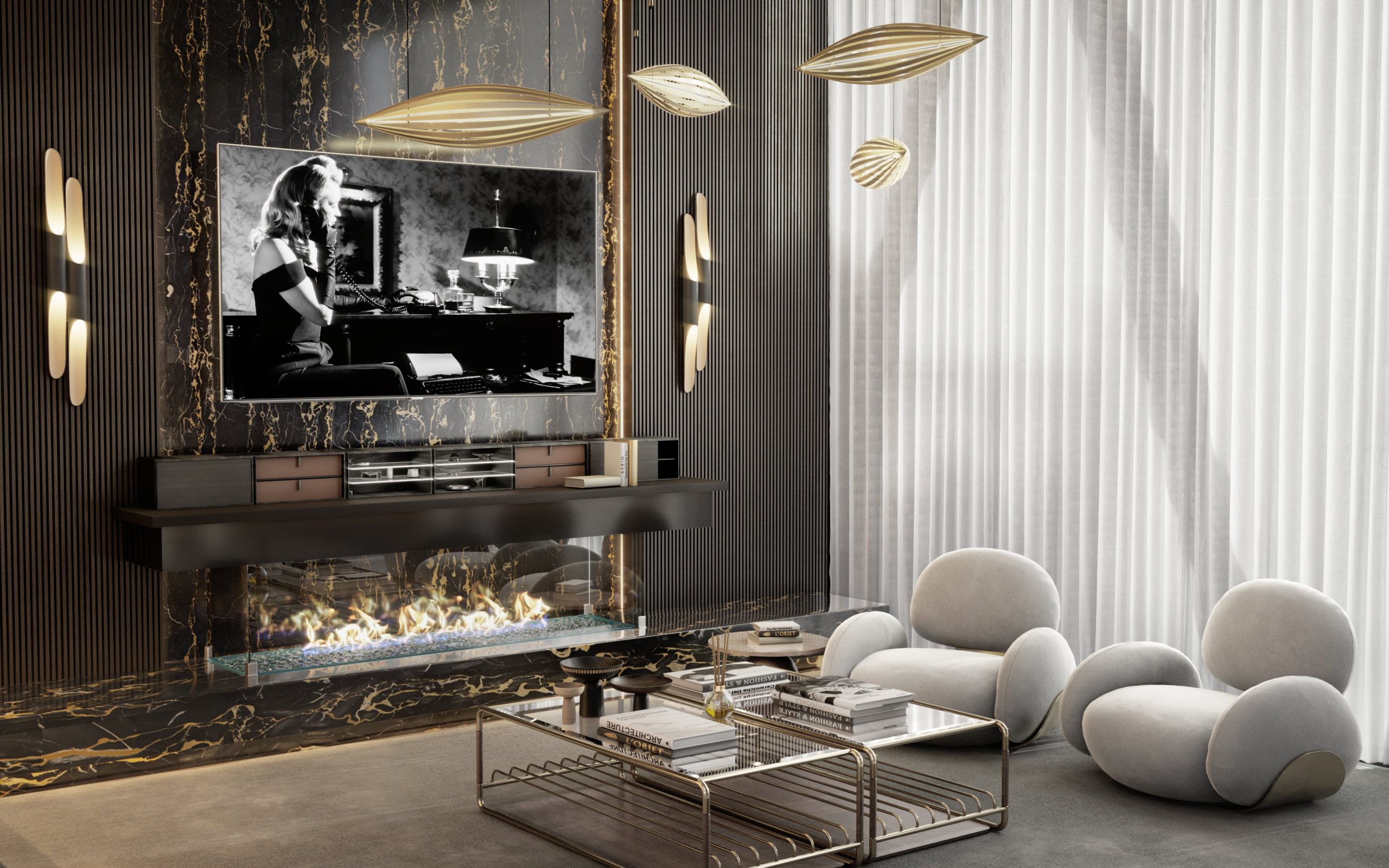 ENTER THE MODERN LIVING ROOM OF YOUR DREAMS